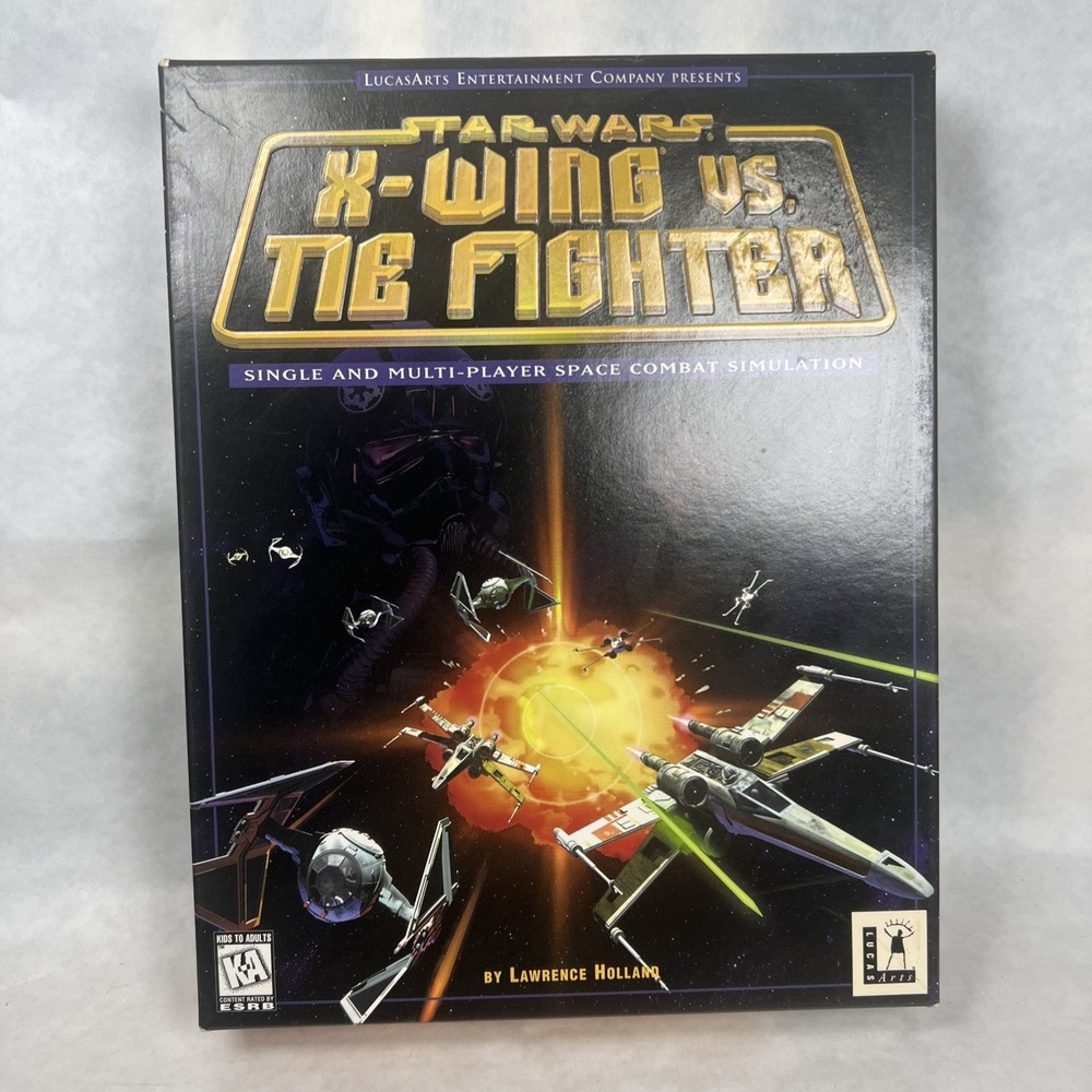 Star Wars X-Wing vs. Tie Fighter Big Box‎ PC.  BOX and INSERTS ONLY.